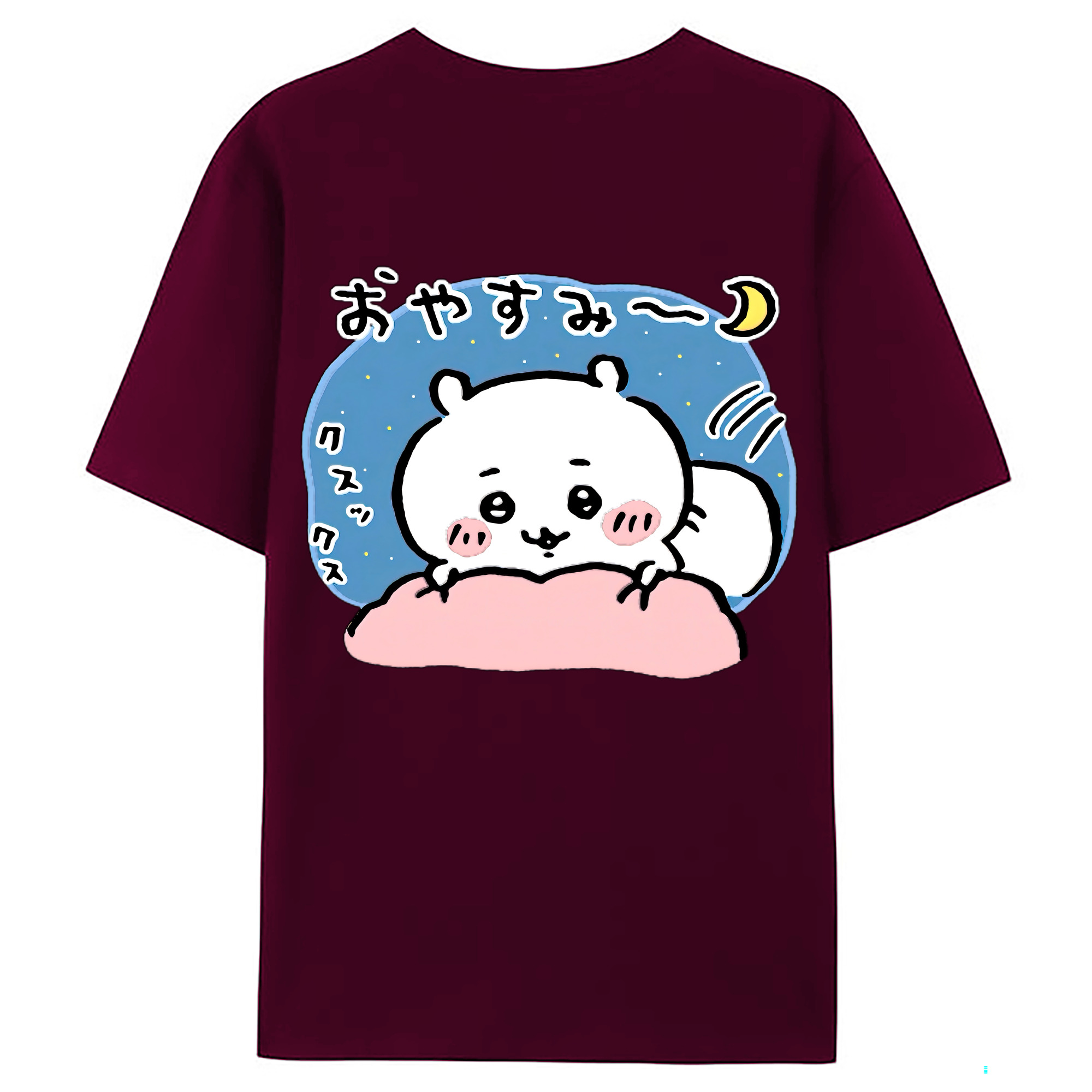 （画像用） ちいかわ ちいかわ Chii-kawa chiikawa レディース半袖Tシャツ(バックプリント)